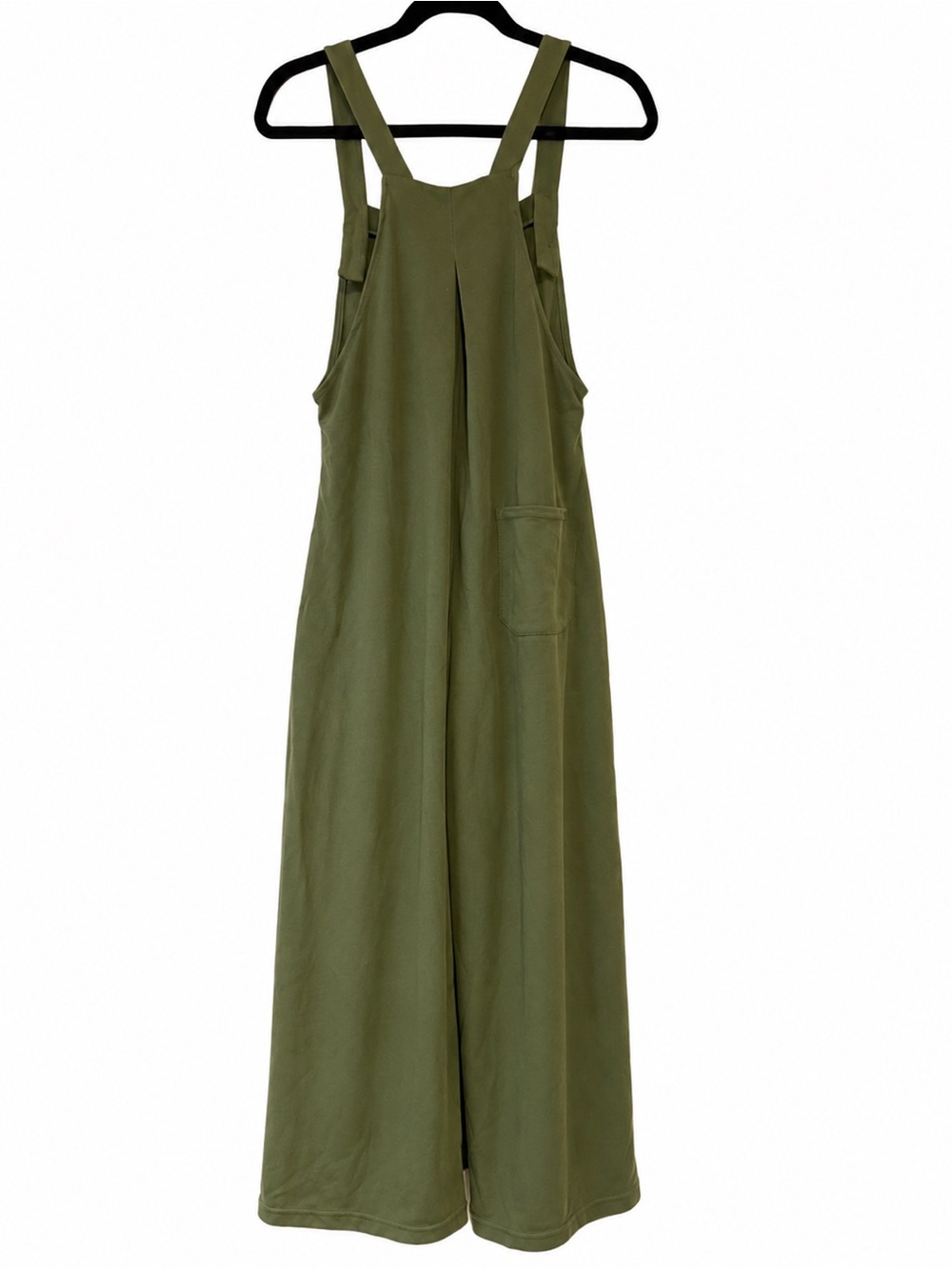 HALARA Olive Green Wide-Leg Jumpsuit Romper with Pockets - Picture 2 of 4